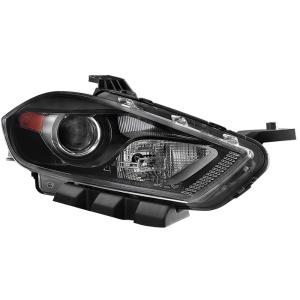 Dodge Dart 13-15  Hid Models Only ( Does not Fit Halogen Model ) Xtune Passenger Side Projector Headlight -OEM Right - Black