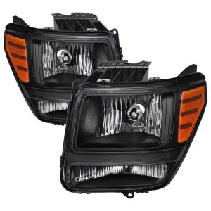 Dodge Nitro 2007-2011 Xtune OEM Style Headlights - Black