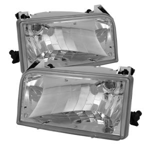 Ford F150 92-96, Ford Bronco 92-96 Xtune Crystal Headlights - Chrome
