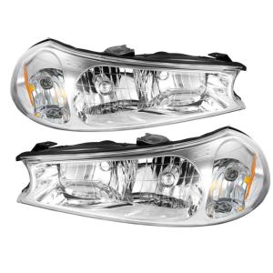 Ford Contour 98-00 Xtune Crystal Headlights - Chrome
