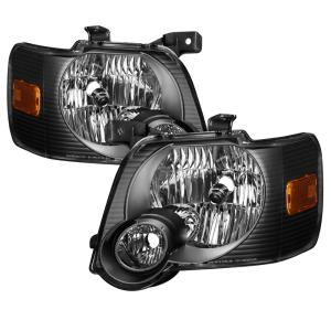 Ford Explorer 2006-2010 Xtune OEM Style Headlights - Black