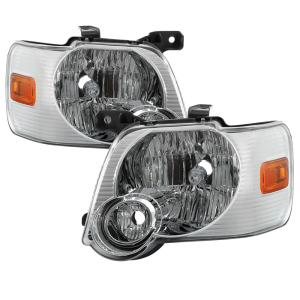 Ford Explorer 2006-2010 Xtune OEM Style Headlights - Chrome