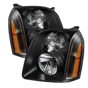 GMC Yukon Denali 07-14/Yukon XL Denali 07-14/Yukon Hybrid Denali 10-14 Xtune Crystal Headlights - Black