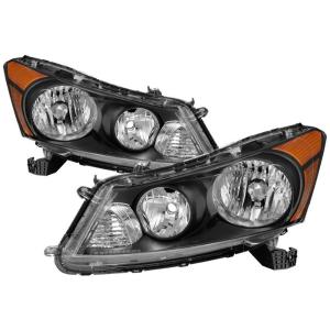 Honda Accord 08-12  Sedan Only Xtune OEM Style Headlights - Black