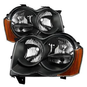 Jeep Grand Cherokee 08-10  Halogen Model Only ( Does not Fit HID Models ) Xtune OEM Style Headlights - Black