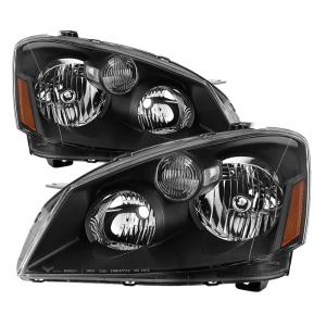 Nissan Altima 05-06  Halogen Model Only ( Does Not Fit HID Model ) Xtune OEM Style Black Bezel Headlights