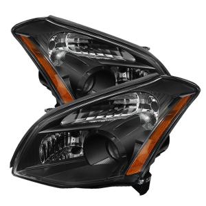 Nissan Maxima (Halogen Only) 07-08 Xtune Crystal Headlights - Black