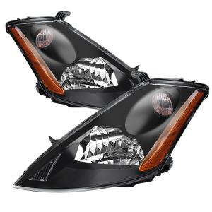 Nissan Murano 03-07  (Does not fit HID Model) Xtune Crystal Headlights - Black