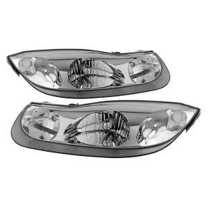 Saturn SC series Coupe 2001-2002 Xtune OEM Style Headlights - Chrome