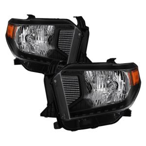 Toyota Tundra 2014-2017 Halogen Models only ( Does not fit Models with Daytime Running Light Function ) Xtune OEM Style Headlights- Black