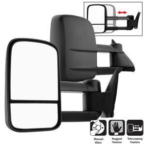 Chevy C10 88-98 Manual Extendable Xtune Manual Adjust Mirror - SET