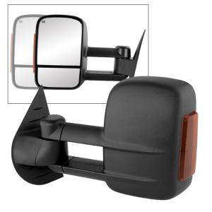 Chevy Silverado 07-12, Chevy Avalanche 1500 2007-13 Xtune Manual Extendable - POWER Heated Adjust Mirror with LED Signal Amber - Left