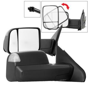 Dodge Ram 02-09 Fit Dodge Ram 1500 2002-08  / Dodge Ram 2500 2003-09  / Dodge Ram 3500 2003-09 Xtune G2 Manual Extendable - Manual Heated Adjust Mirror - SET