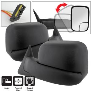 Dodge Ram 94-97 Fit:Dodge Ram 1500 / 1994-97 Dodge Ram 2500 / 1994-97 Dodge Ram 3500 / 1994-97 Xtune L&R Manual Extendable - POWER Adjust Mirror.