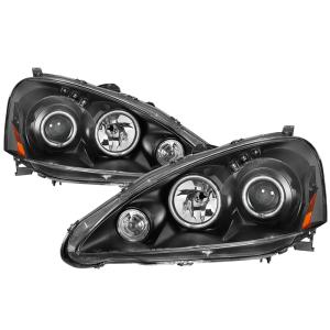 Acura RSX 2005-2006 Xtune Halo Projector Headlights - Black