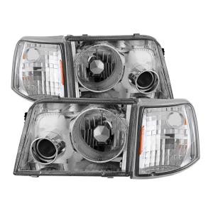 Ford Ranger 93-97 Xtune Projector Headlights With Corner Lights- Chrome