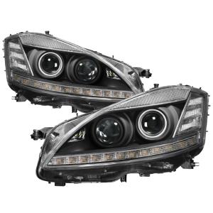 Mercedes Benz W221 S Class 07-09 Xtune LED Projector Headlights - Black