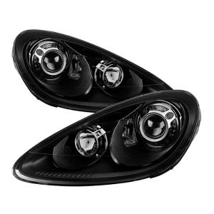 Porsche Cayenne 11-14 Xtune 4 LED Projector Headlights - Black