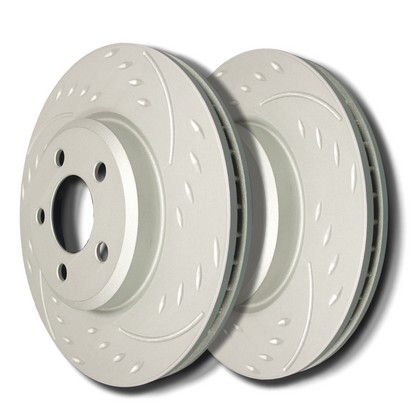 SP Performance Brake Rotors - Diamond Slot ZRC (Rear)