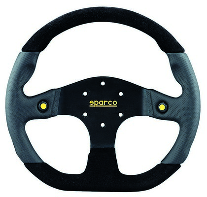 Sparco Mugello Steering Wheel - L999 (Black / Black / Blue)