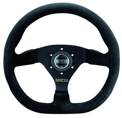Sparco Steering Wheel Ring - Suede (Black)