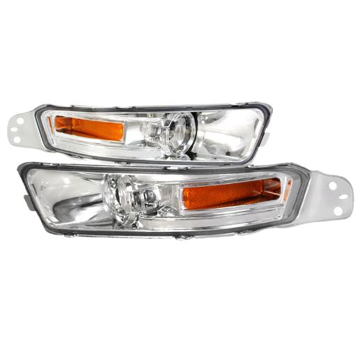 Spec D Bumper Lights (Chrome Housing)