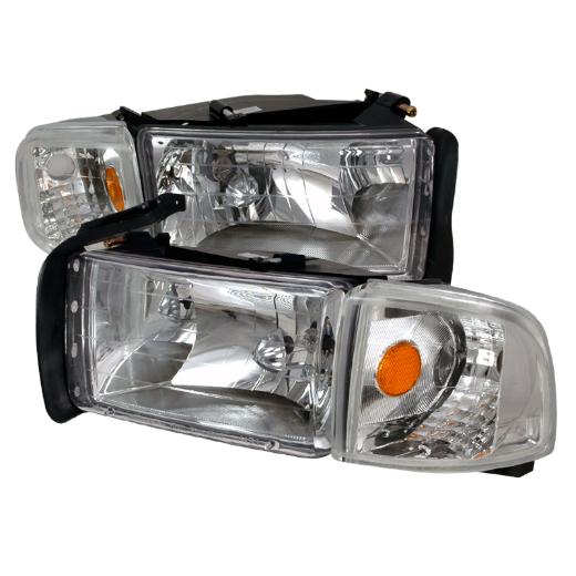 Spec D Crystal Euro Headlights (Chrome)