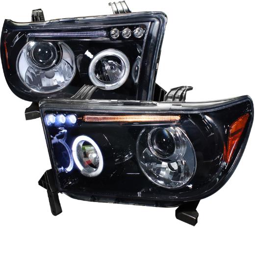 Spec D Projector Headlights (Glossed Black/Smoke)