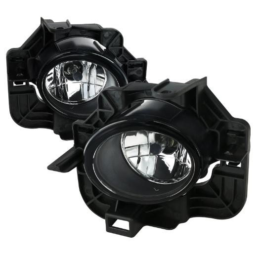 Spec D Fog Lights - OEM Style + Switch Kit, Clear Color