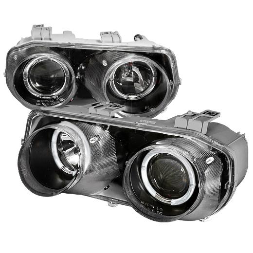 Spec D Halo Projector Headlights (Black)