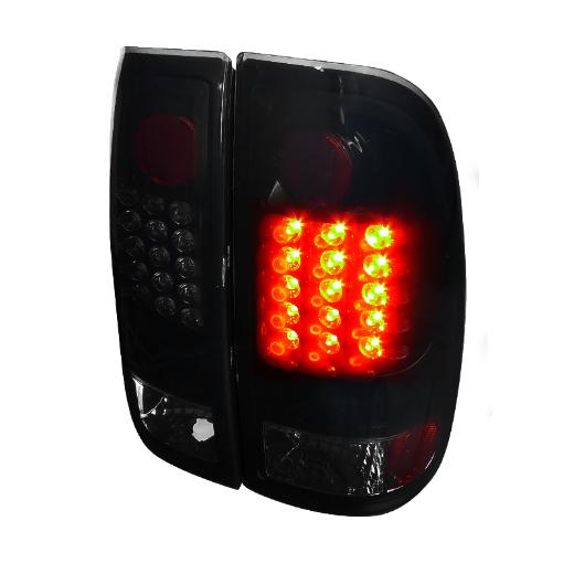 Spec D LED Tail Lights (Glossy Black/Smoke)