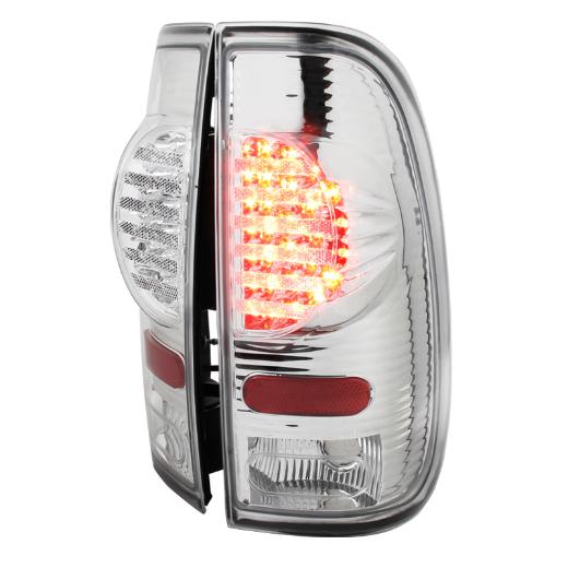 Spec D Tail Lights - LED, Chrome Color