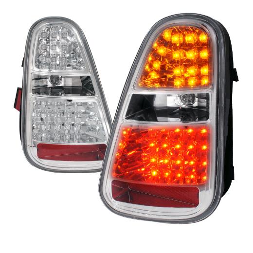 Spec D LED Tail Lights (Chrome)