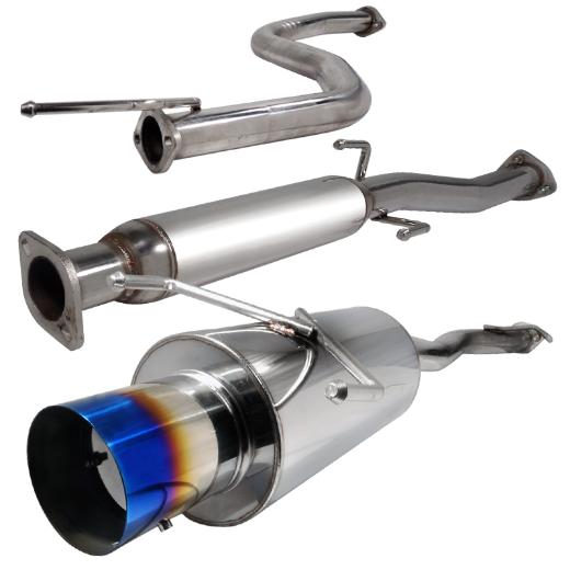 Spec D N1 Style Catback Exhaust with Burnt Tip (2.5