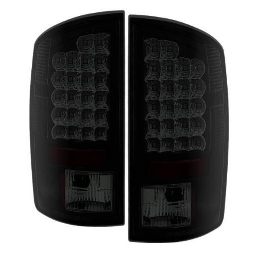 Spyder LED Tail Lights, Black Smoke