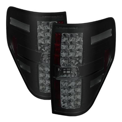 Spyder LED Tail Lights, Black Smoke