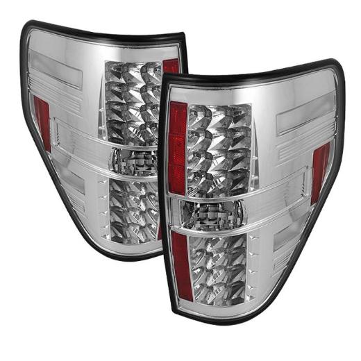 Spyder LED Tail Lights - Chrome