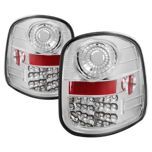 Spyder LED Tail Lights - Chrome