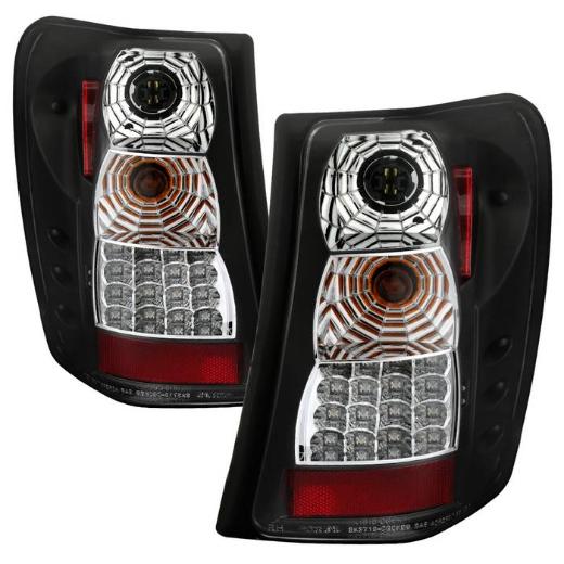 Spyder LED Tail Lights - Black (Version 2)