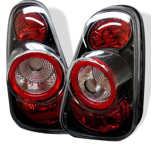 Spyder Tail Lights - Black, Euro Style