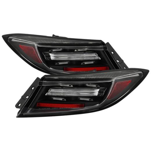 Spyder Apex Full LED Black Tail Lights