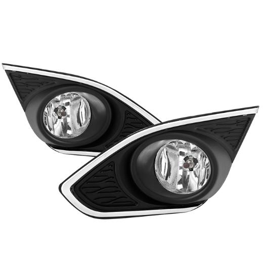 Spyder Fog Lights with Universal Switch- Clear