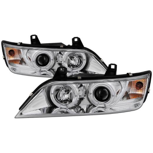 Spyder Auto Headlights - Halo Projectors (Chrome)