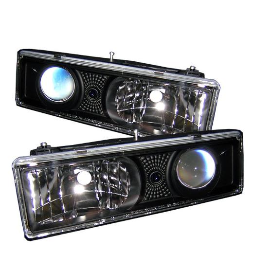 Spyder Projector Headlights - Black