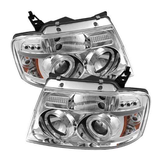Spyder Auto LED Projector Headlights - Chrome