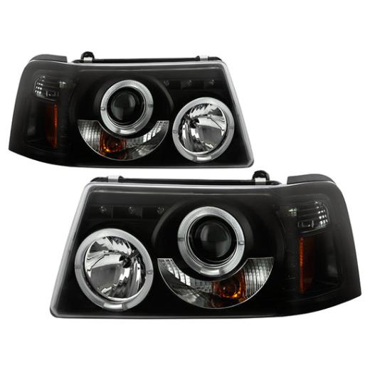 Spyder Signature 1PC Projector Headlights - Black Smoke