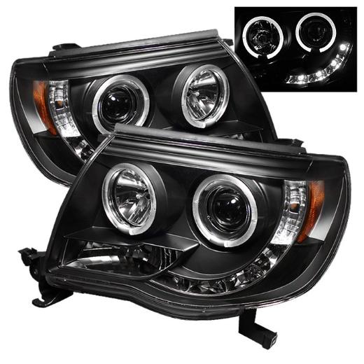 Spyder Halo LED Projector Headlights - Black