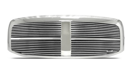 Street Scene Chrome Grille Shell OEM Type With 8mm Billet Grille Insert