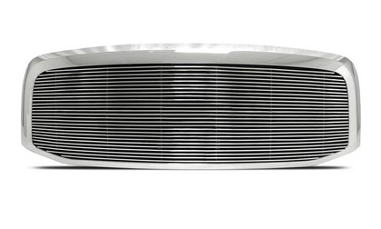Street Scene Chrome Grille Shell With Full Opening 4 Mm Billet Insert