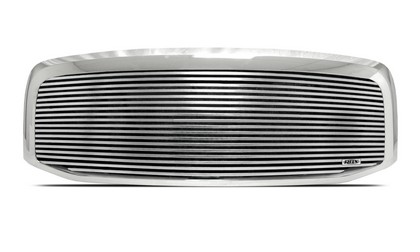 Street Scene Chrome Grille Shell With Full Opening 8 Mm Billet Insert